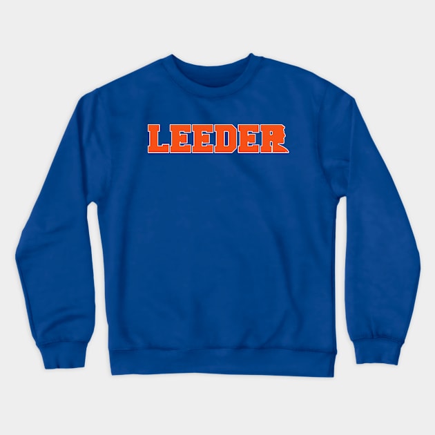 LEEDER Crewneck Sweatshirt by Lightning Bolt Designs